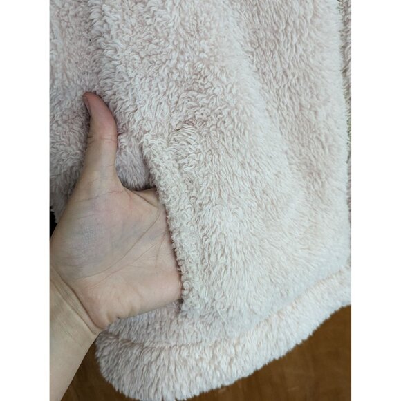 Tommy Hilfiger Pale Pink Sherpa Vest Large Gold Hardwware - Picture 6 of 13